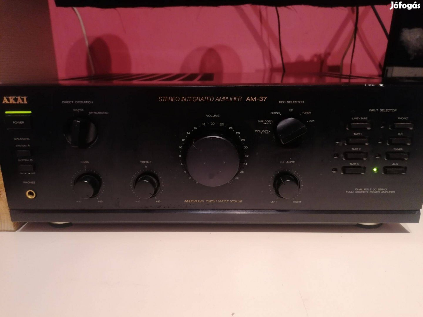 Akai AM-37. Integrated Stereo Amplifier eladó