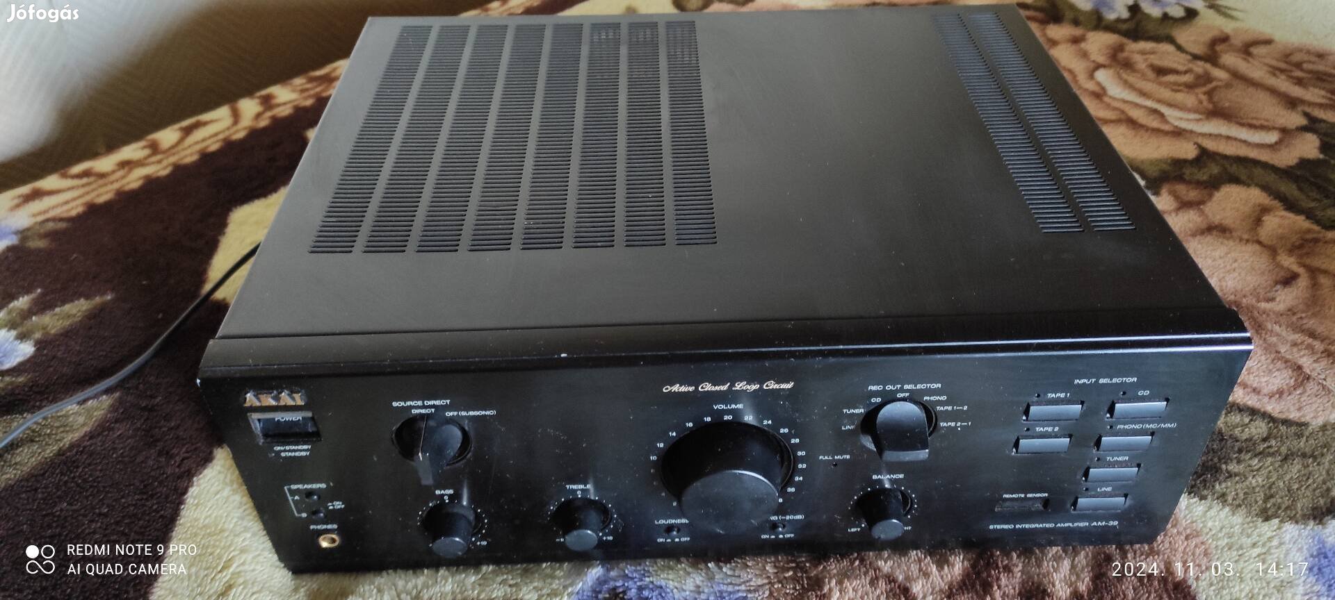 Akai Am-39 stereo erősítő 