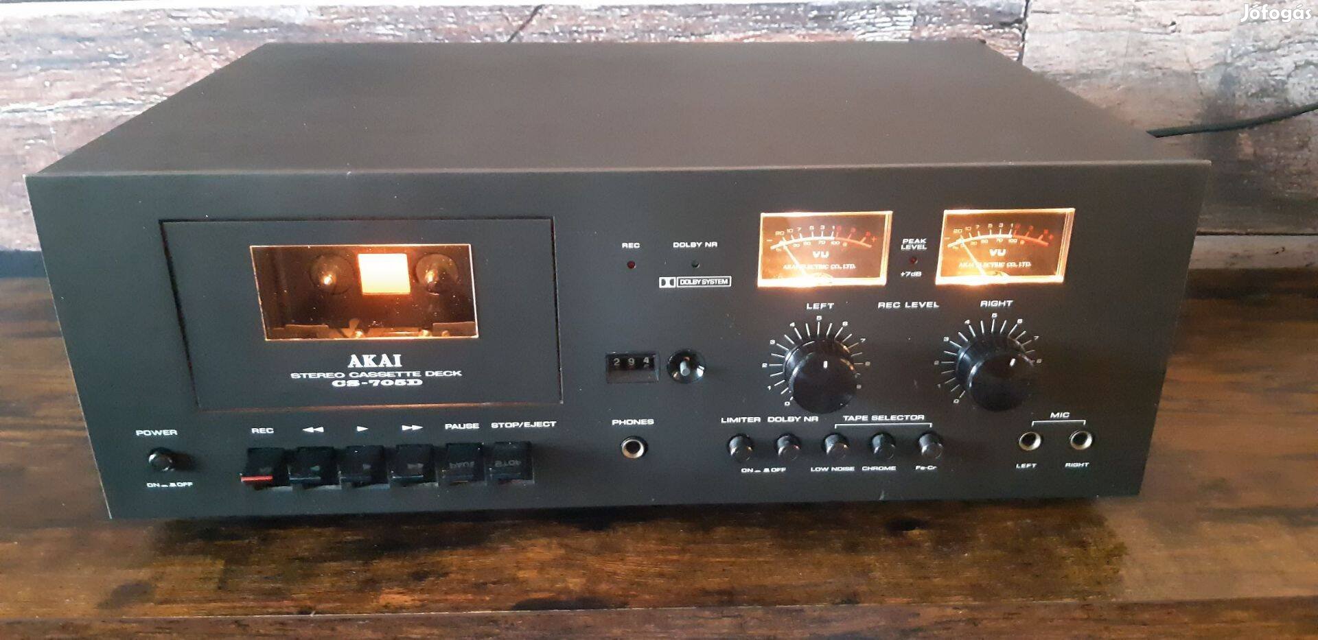 Akai CS-705D deck makulátlan állapotban felújítva