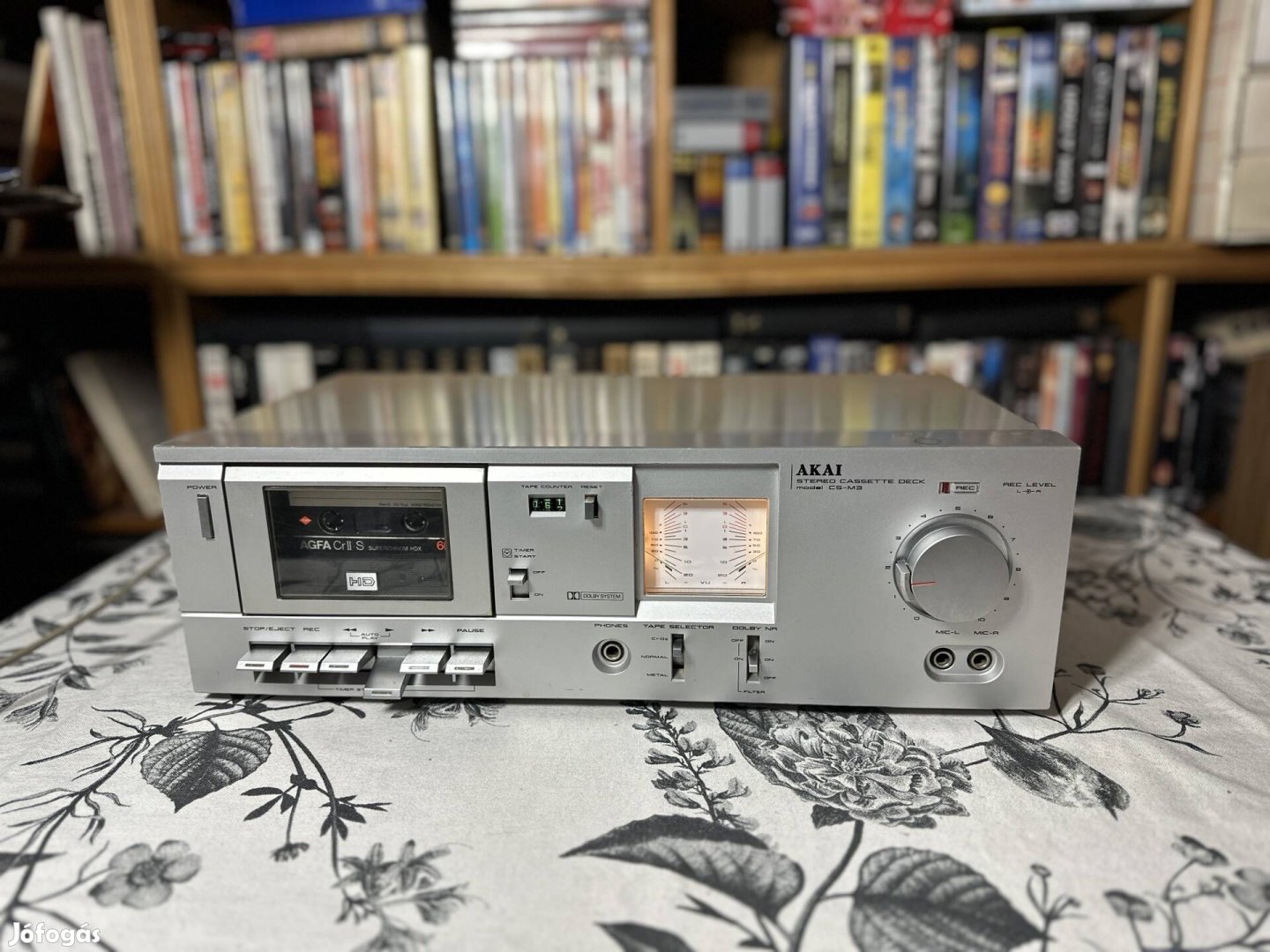 Akai CS-M3 kazettás magnó deck magnódeck hi-fi hifi