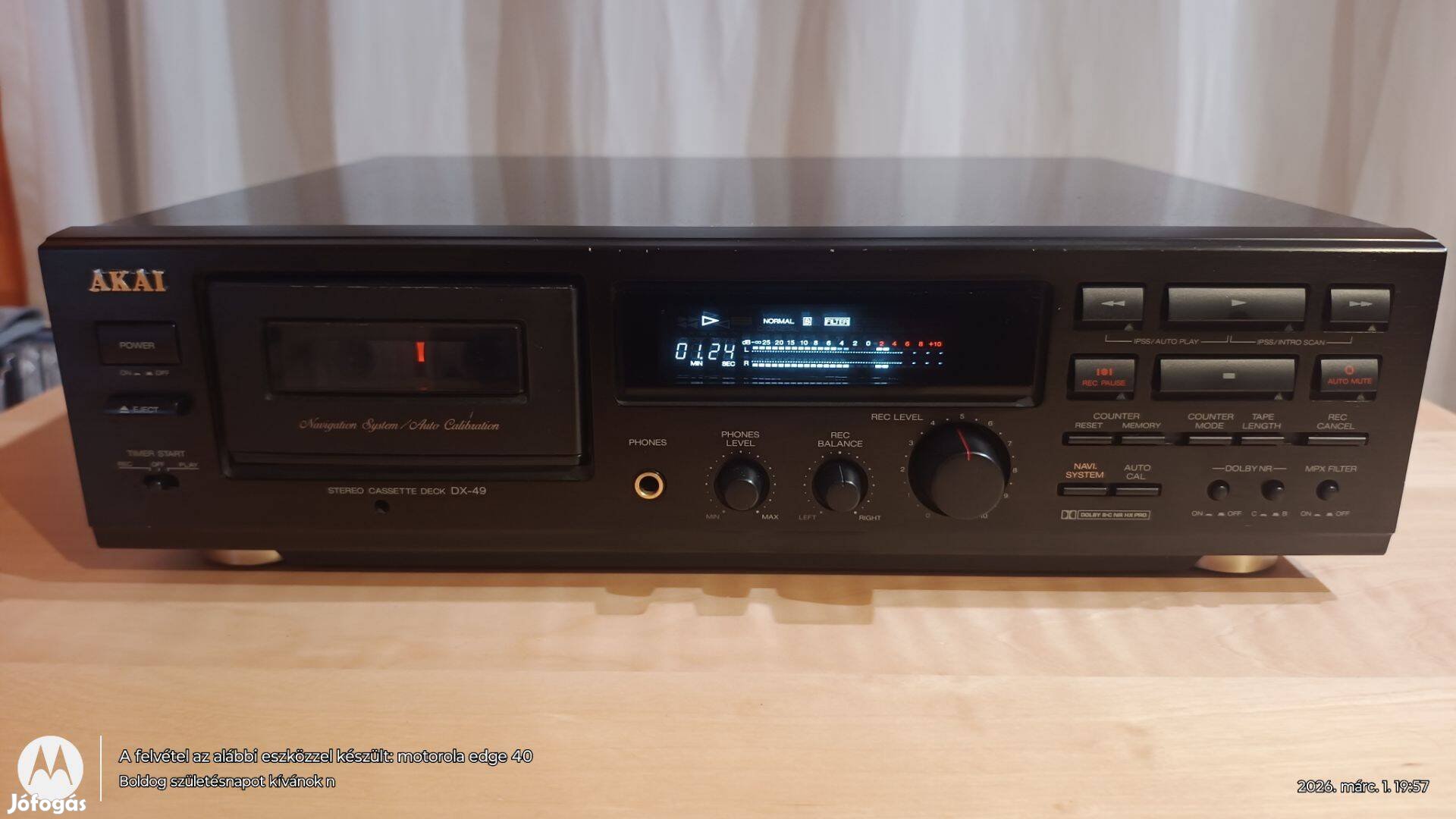 Akai DX 49 magnó deck