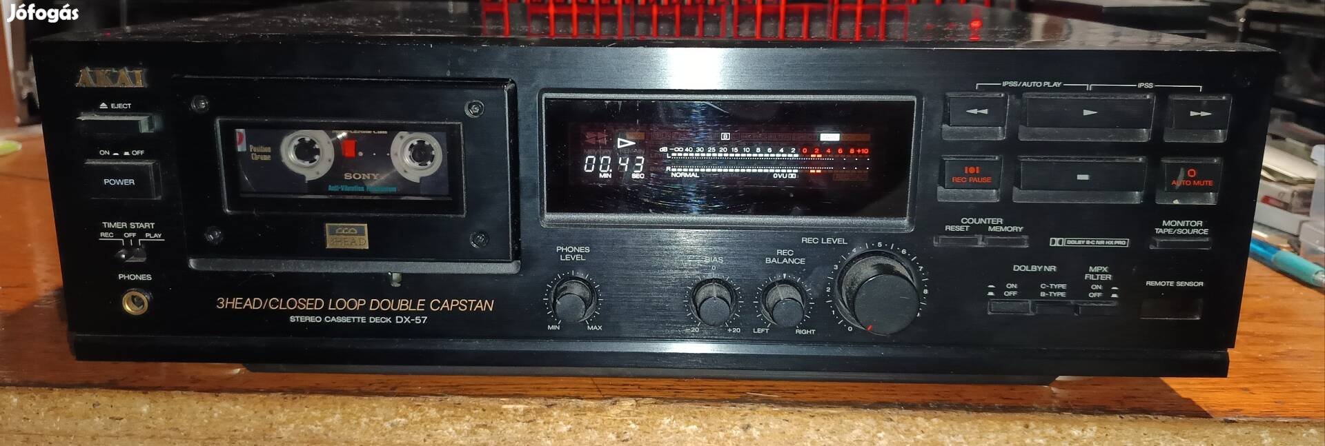 Akai DX-57 3fejes magnódeck