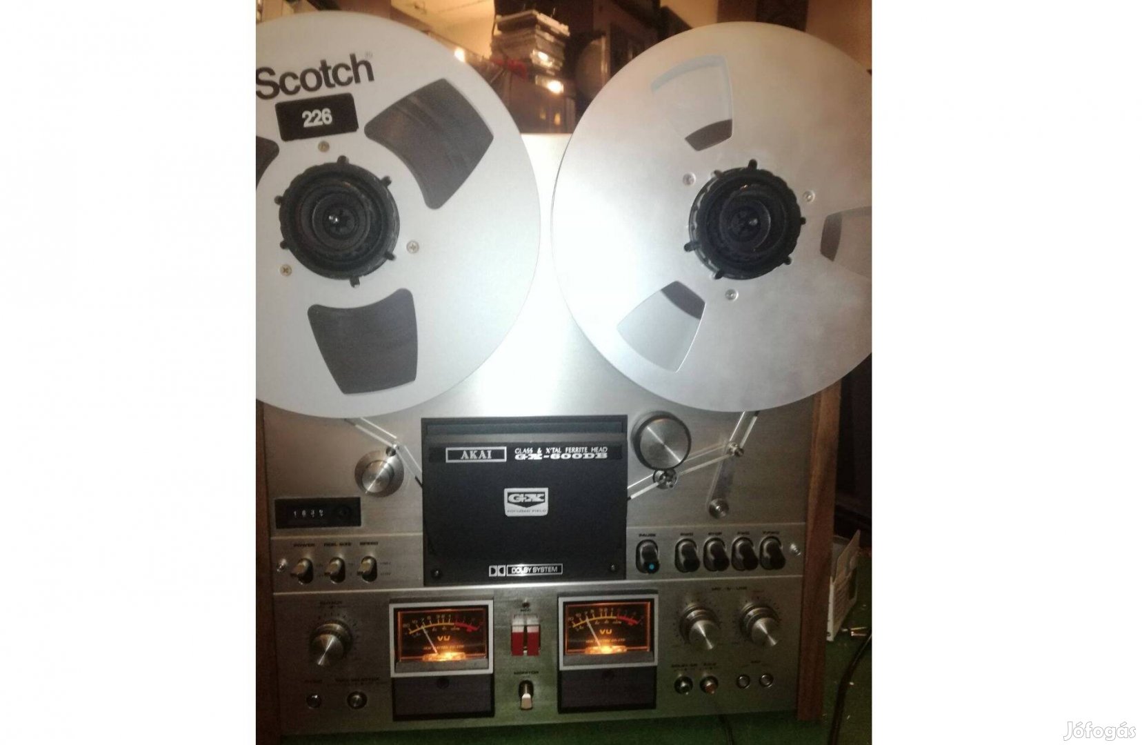 Akai Gx 600-as orsós szalagos magnó 1 év garanciával