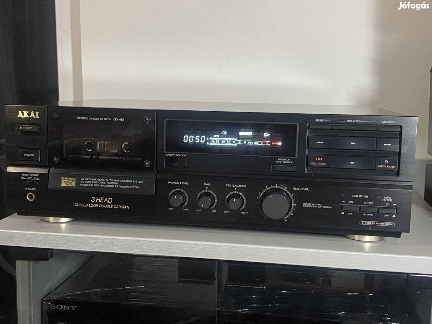 Akai Gx 65 Referencia Magno Deck kiváló újszerű állapot 