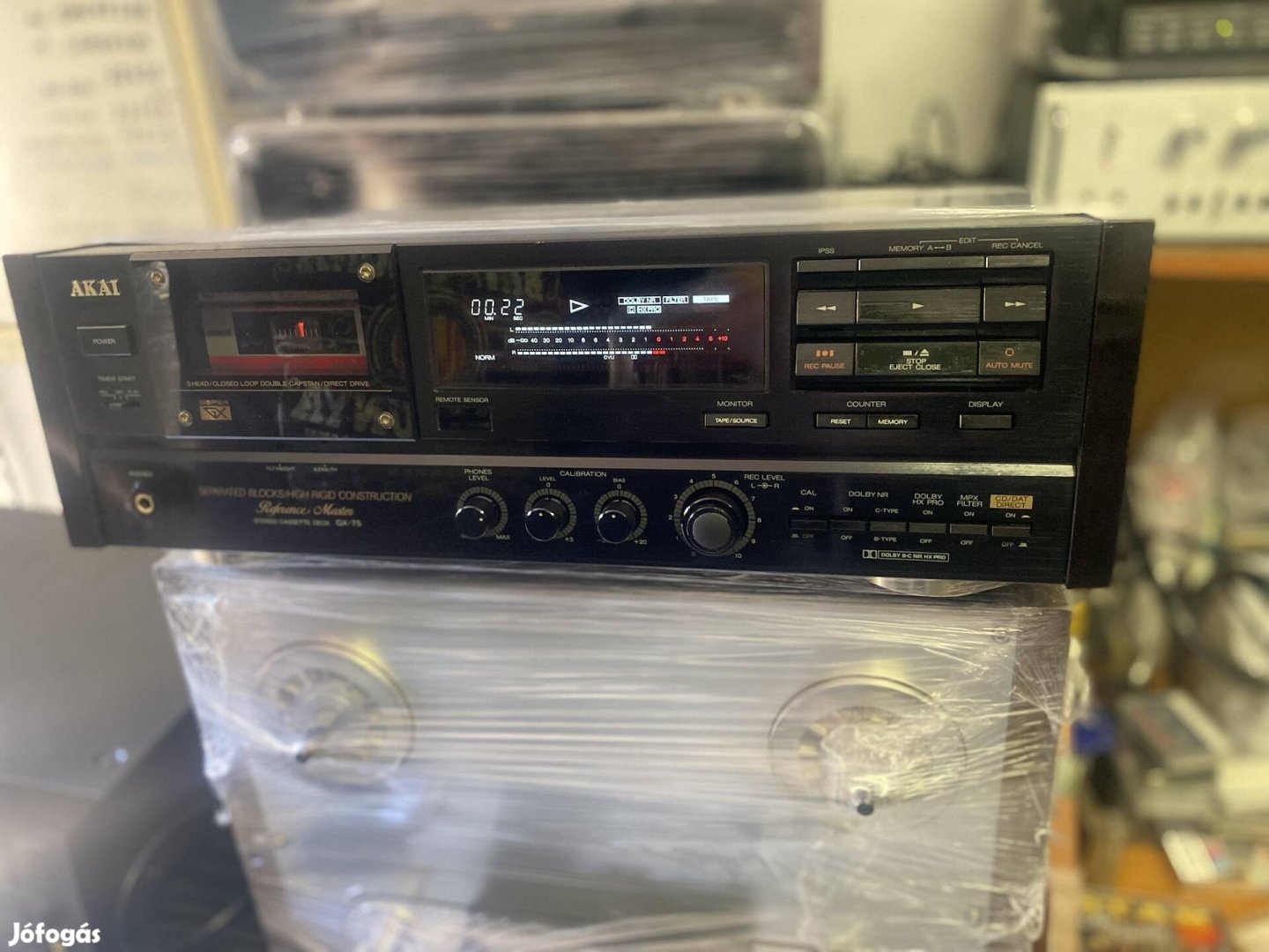 Akai Gx 75 3 Fejes Referencia Magno Deck újszerű kiváló jó állapotú 