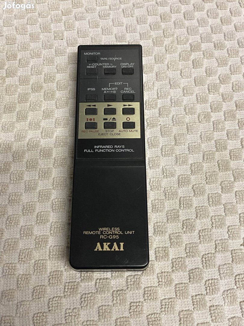 Akai Gx 95 Eredeti Gyári Táv kiváló jó állapotban  