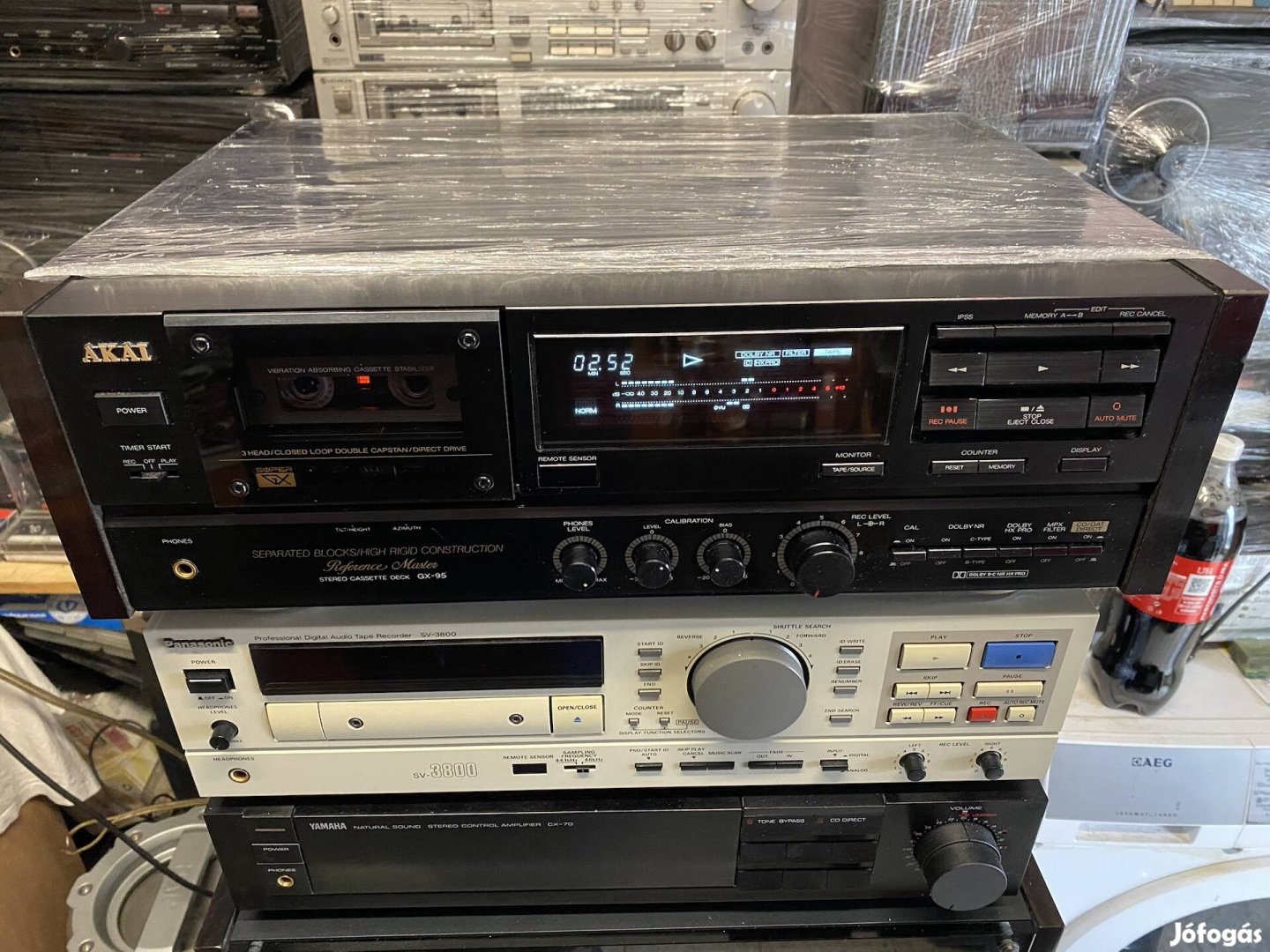 Akai Gx 95 Referencia Magno igen jó állapotban kiváló hang 