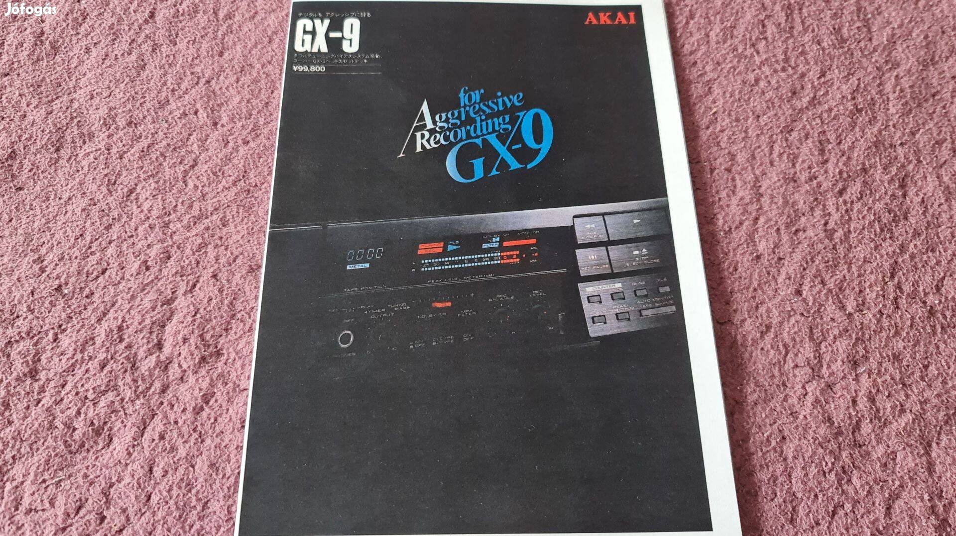 Akai Gx-9 brosúra