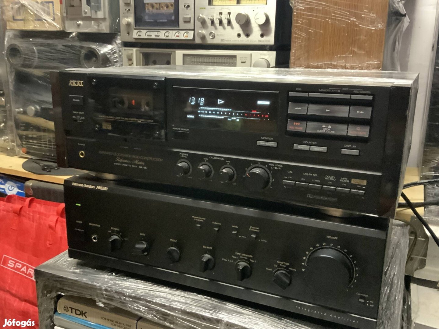 Akai Gx -95 3 Fejes Referencia Magno Deck újszerű Jó állapotú 