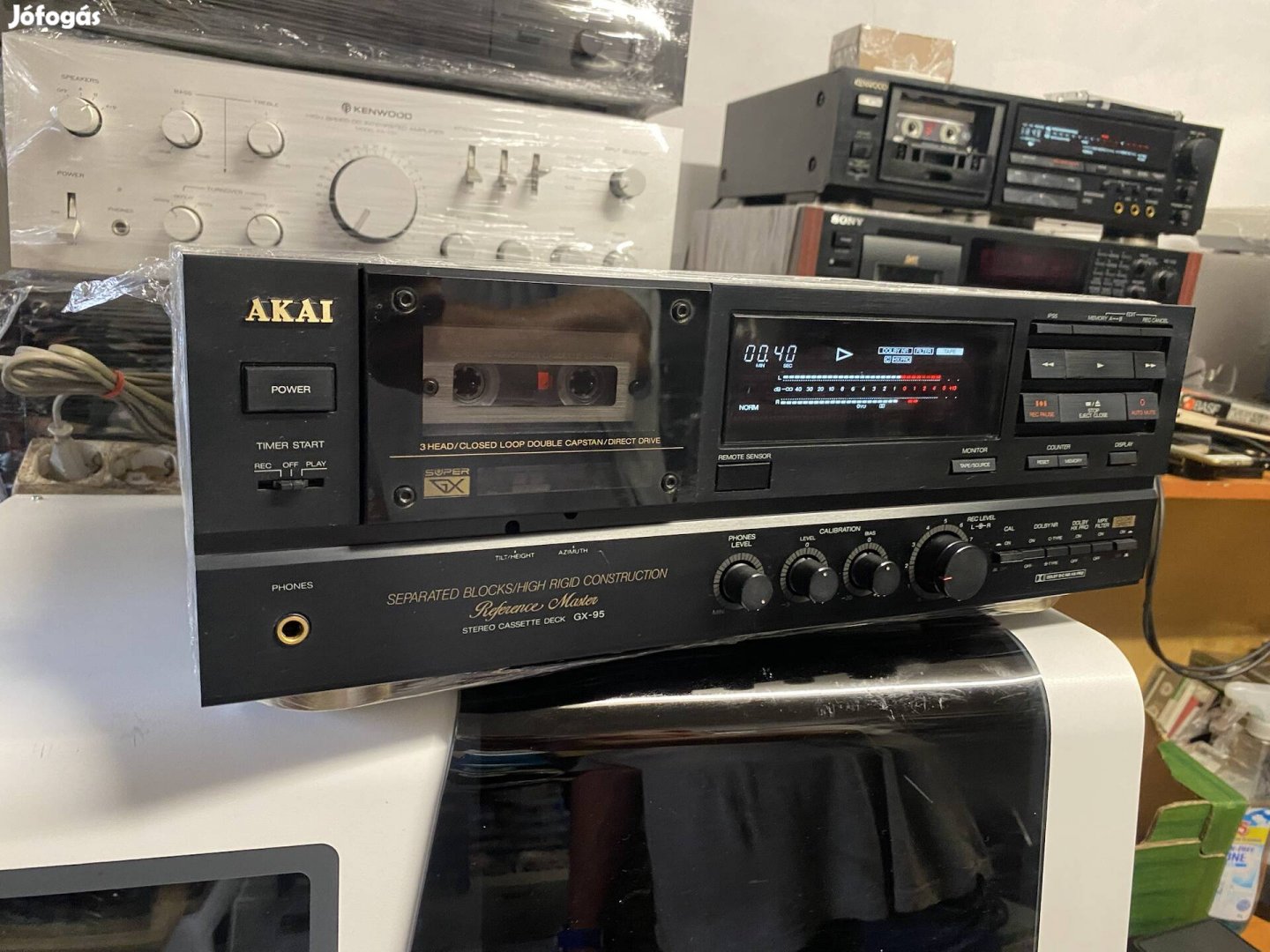 Akai Gx - 95 Referencia Magno Deck igen korrekt jó állapotban 