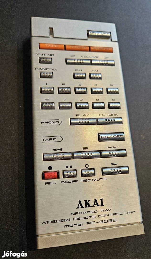 Akai RC-3033 rendszer táv táviranyitó AM-U330
