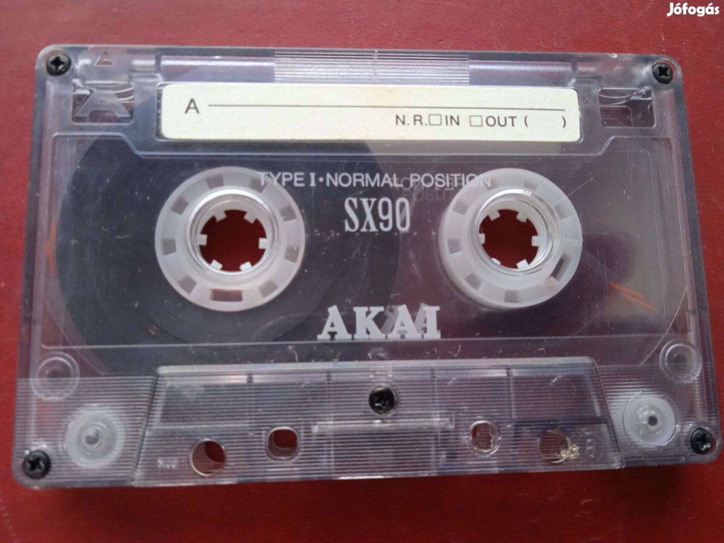 Akai SX90 retro audio kazetta , borító papír nélkül