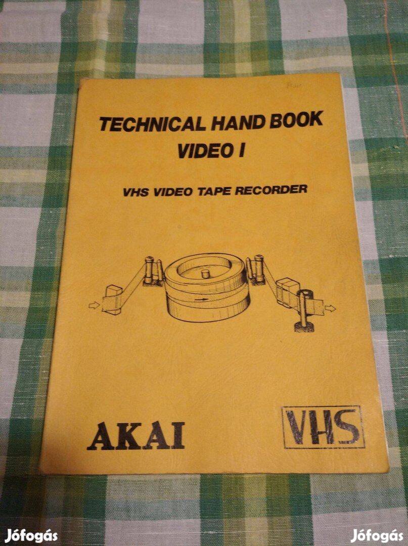 Akai Technical hand book Video I. - az Akai VS-5 videómagnó alapján