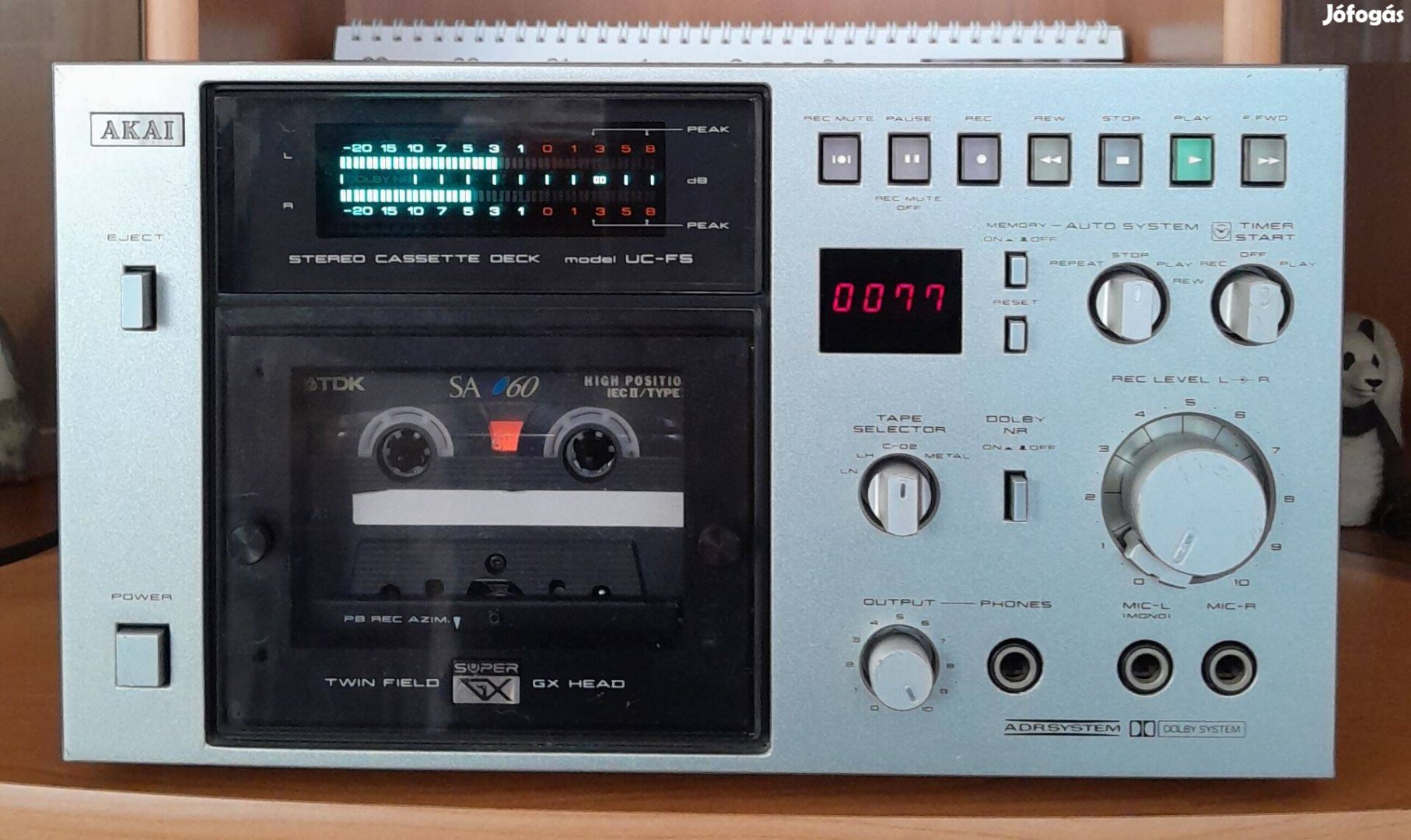 Akai UC-F5 kazettásmagnó tape deck