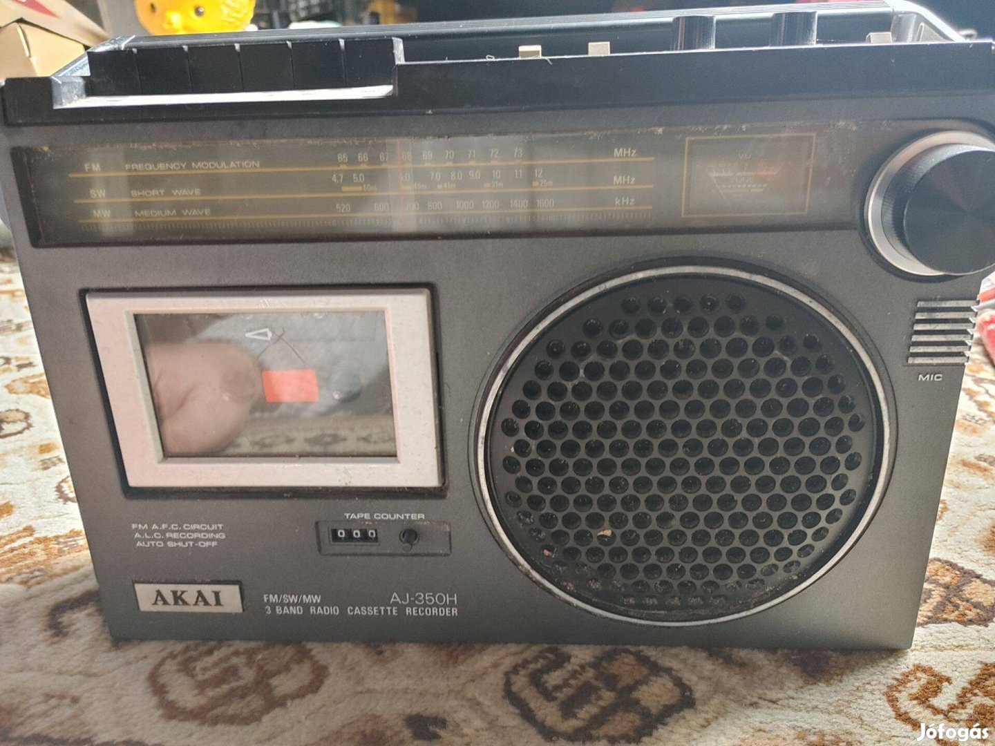 Akai rádiós magnó ismeretlen fellelt állapot