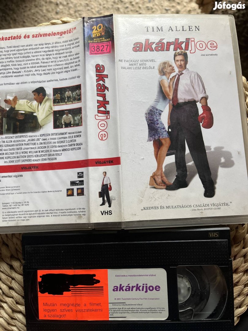 Akárki joe vhs kazetta