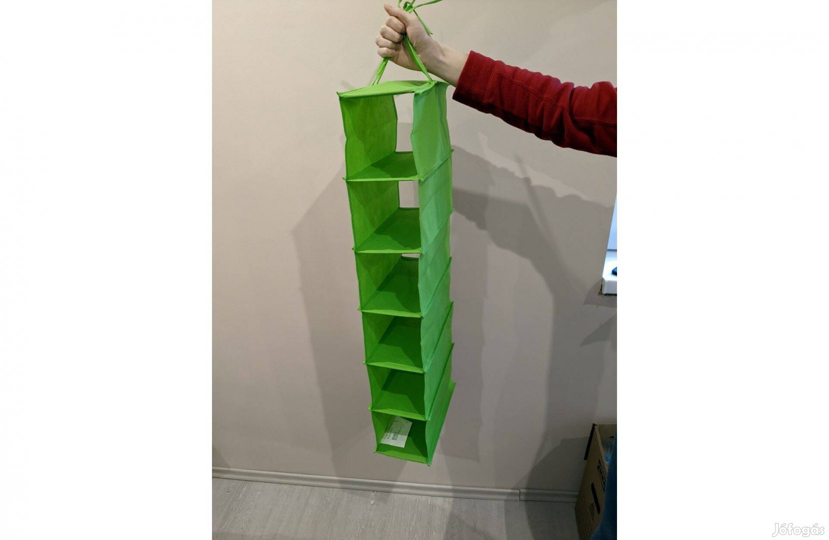 Akasztós tároló (zöld) 6 rekesszel (IKEA) (#1365)
