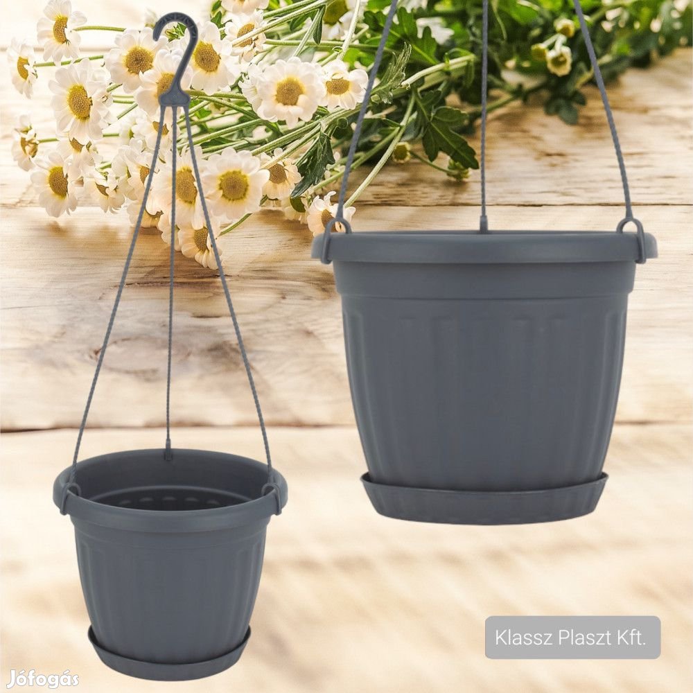 Akasztós virágkaspó 23cm