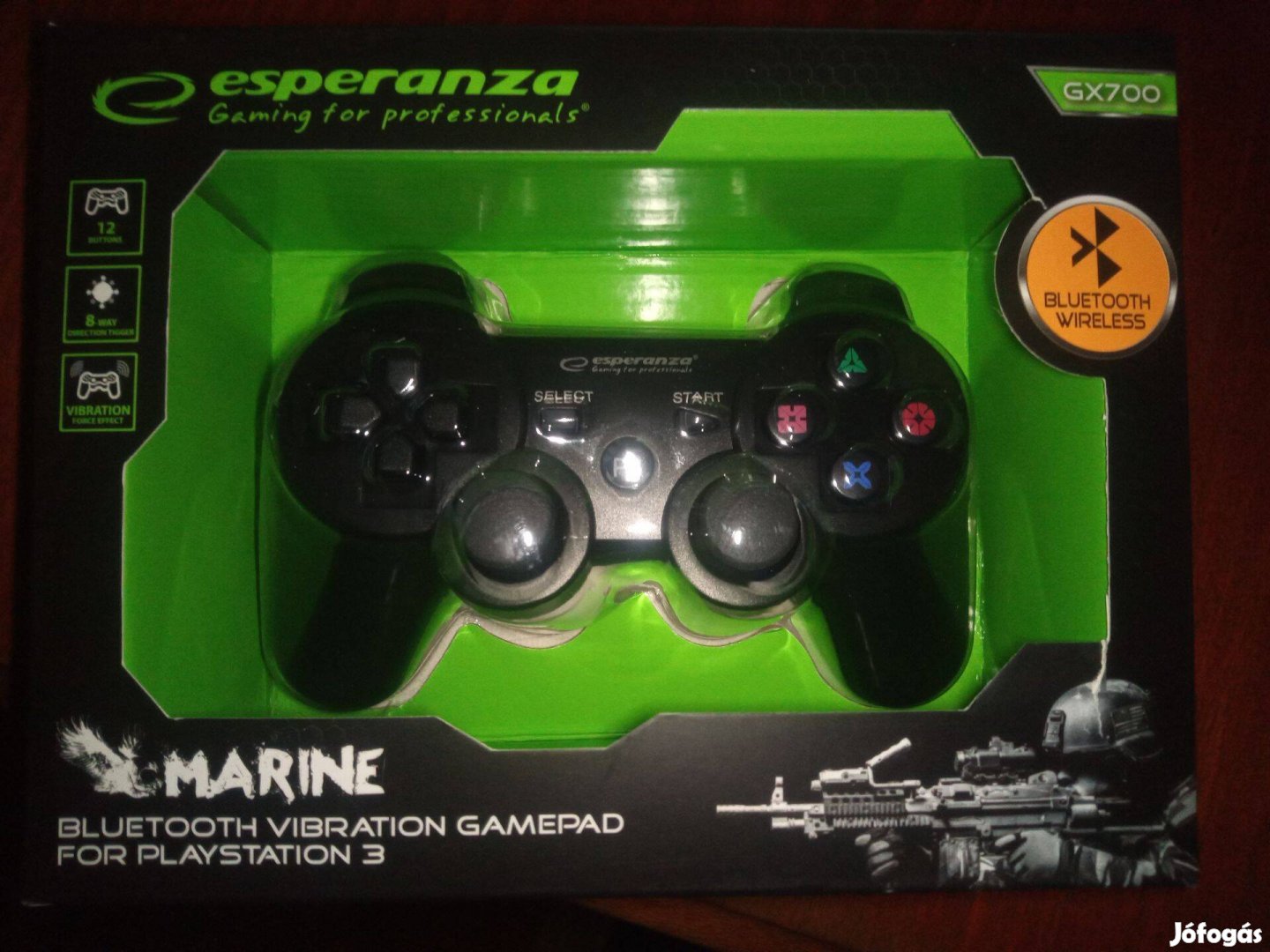 Akció 59. Ps3 Esperanza Gx 700 Vezeték Nélküli Controller Új Bontatlan