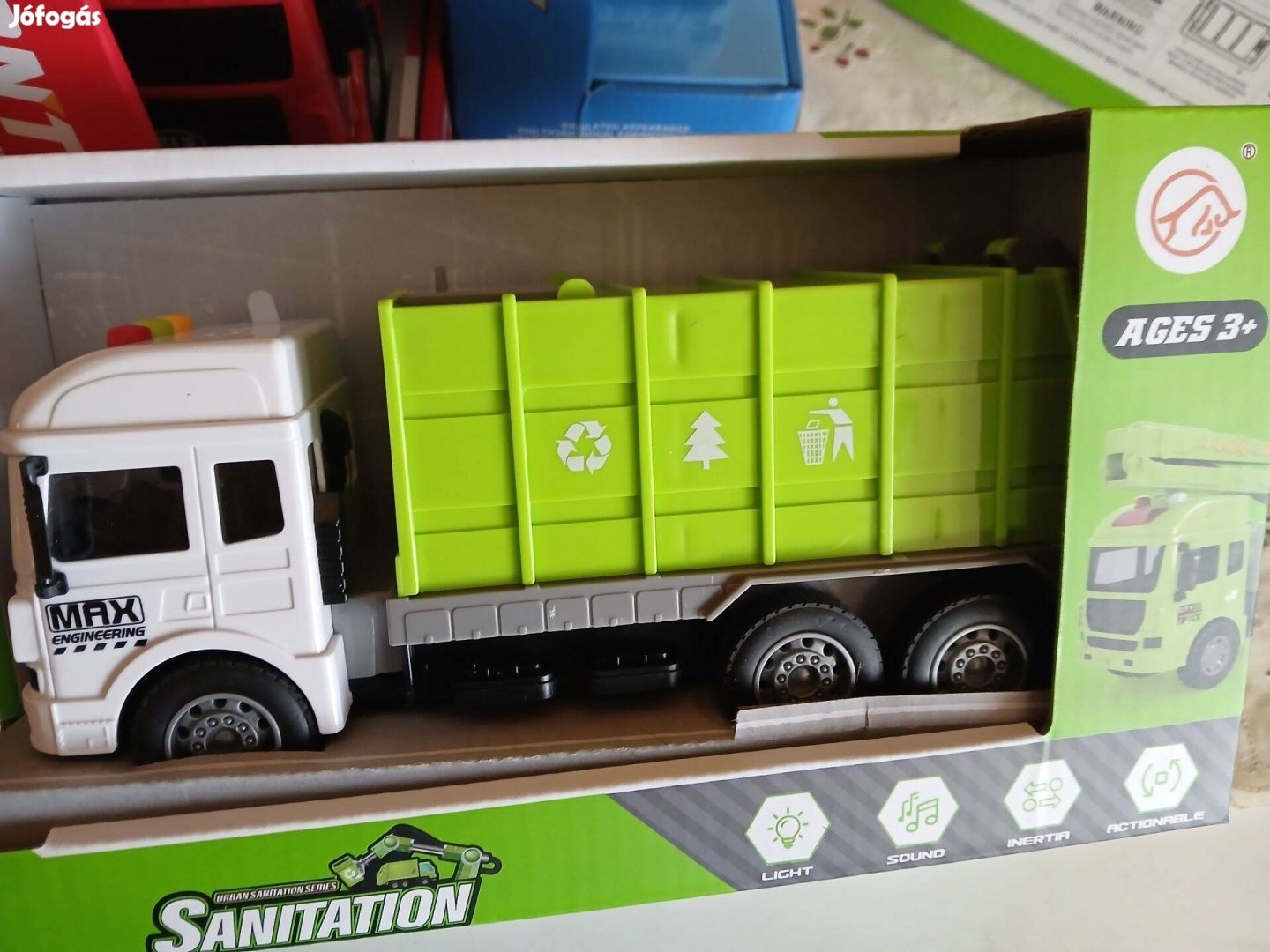 Akció 82. Sanitation Kukás Autó Új Bontatlan