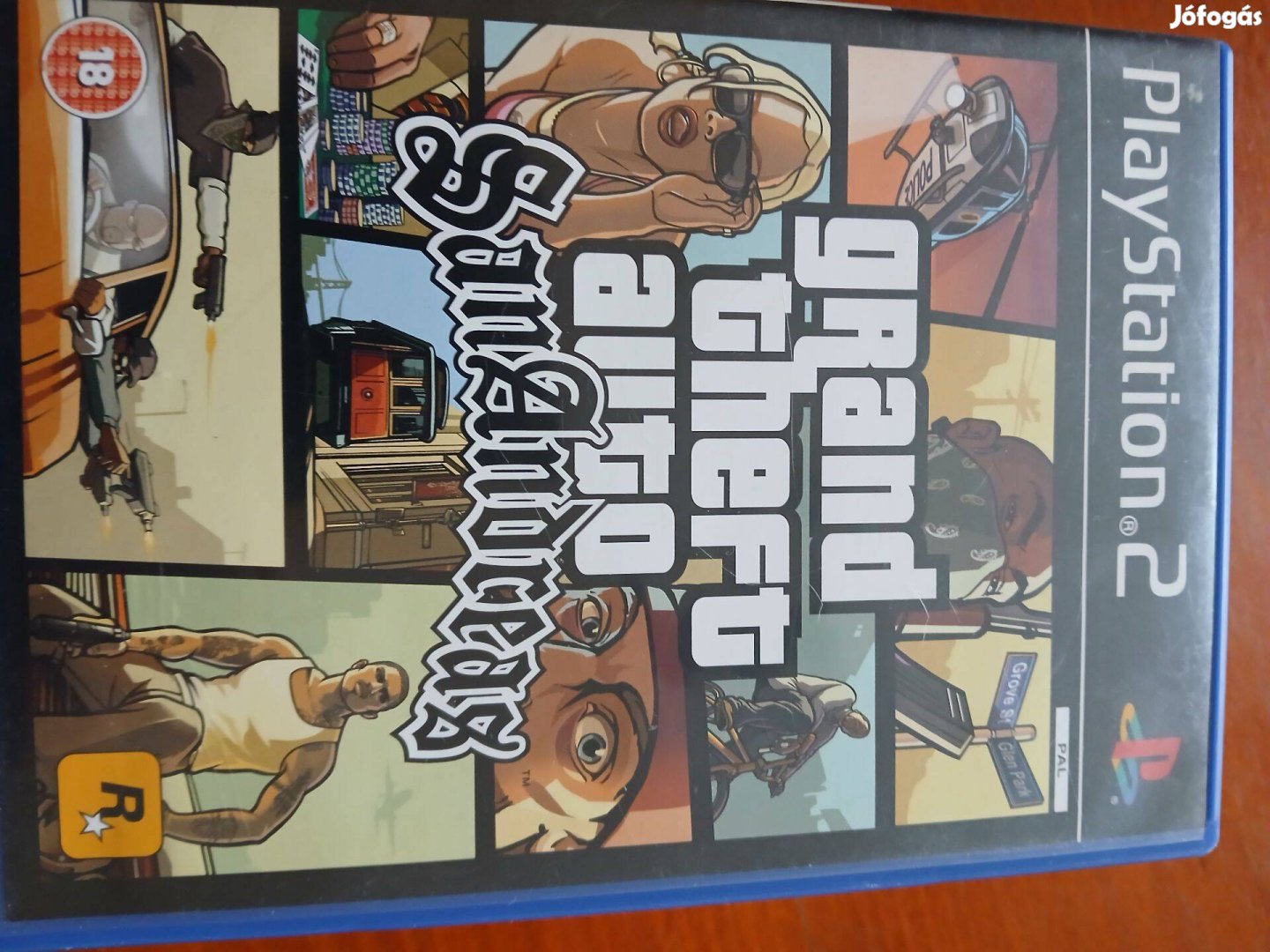 Akció Ps2 Eredeti Játék : 1. Grand Theft Auto San Andreas ( karcmen