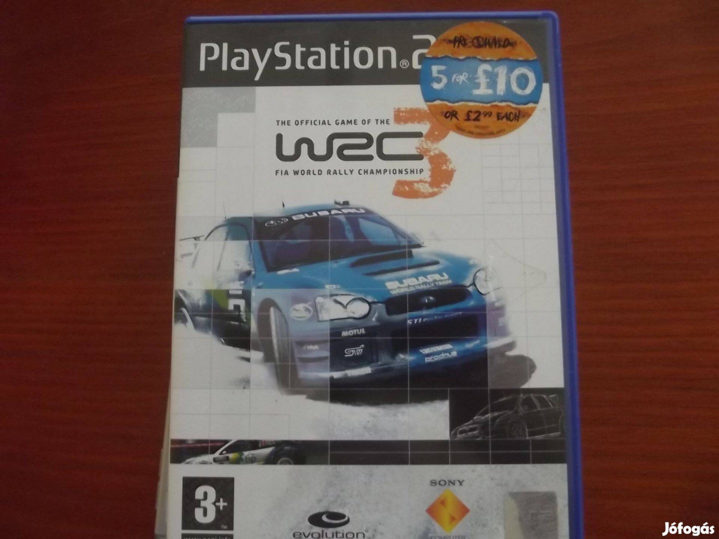 Akció Ps2 Eredeti Játék : 45. Wrc 3 The Official Game