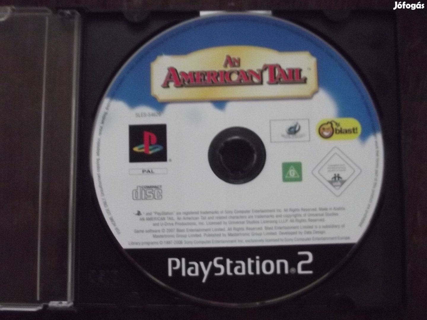 Akció Ps2 Eredeti Játék : 8. An American Tail