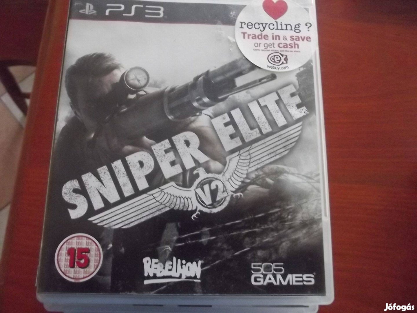 Akció Ps3 Eredeti Játék : 104. Sniper Elite V2 ( karcmentes)