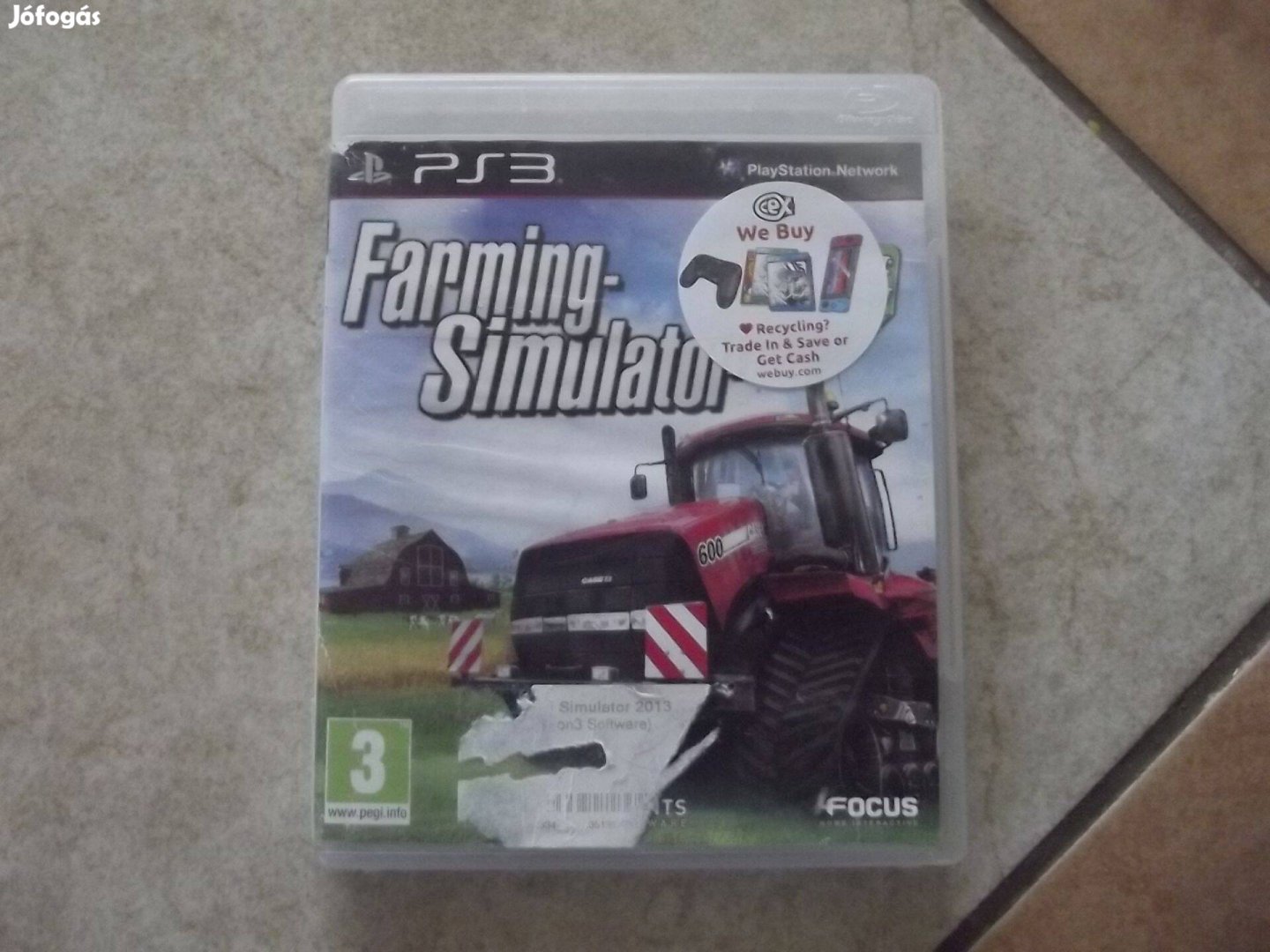 Akció Ps3 Eredeti Játék : 106. Farming Simulator ( karcmentes)