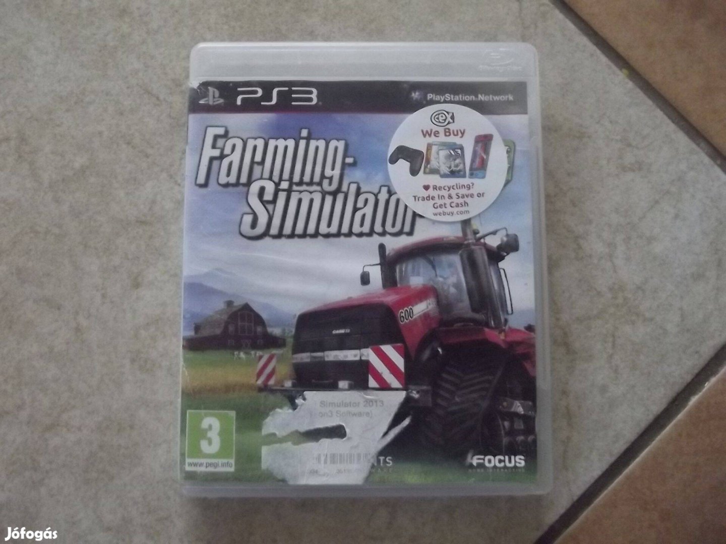 Akció Ps3 Eredeti Játék : 106. Farming Simulator ( karcmentes)