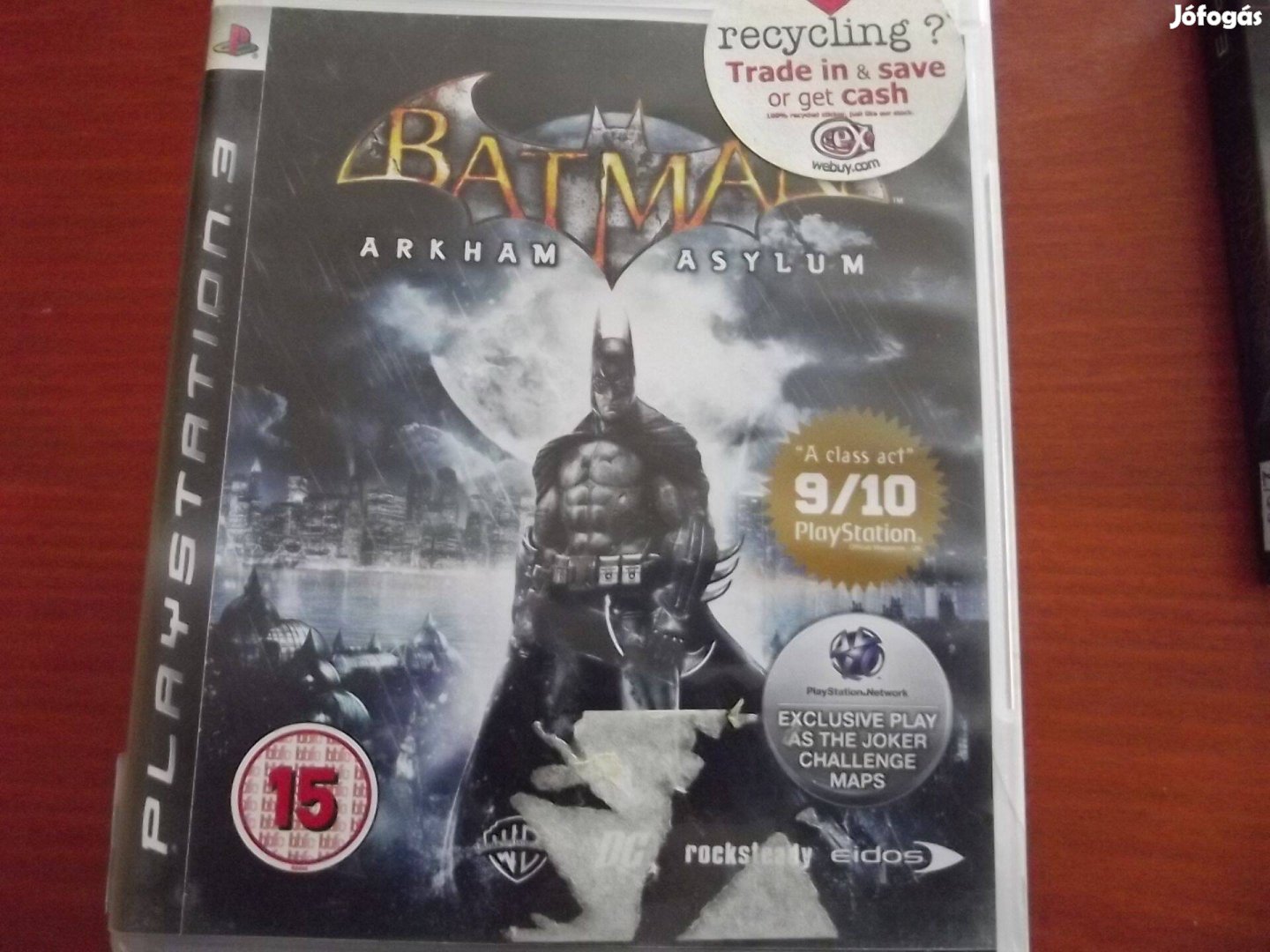 Akció Ps3 Eredeti Játék : 153. Batman Arkham Asylum