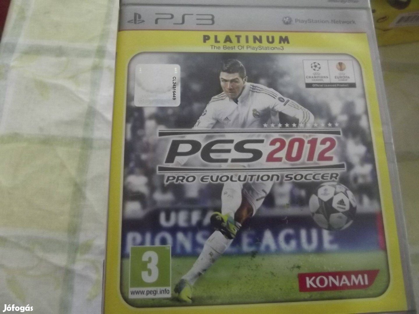 Akció Ps3 Eredeti Játék : 89. Pro Evolution Soccer 2012