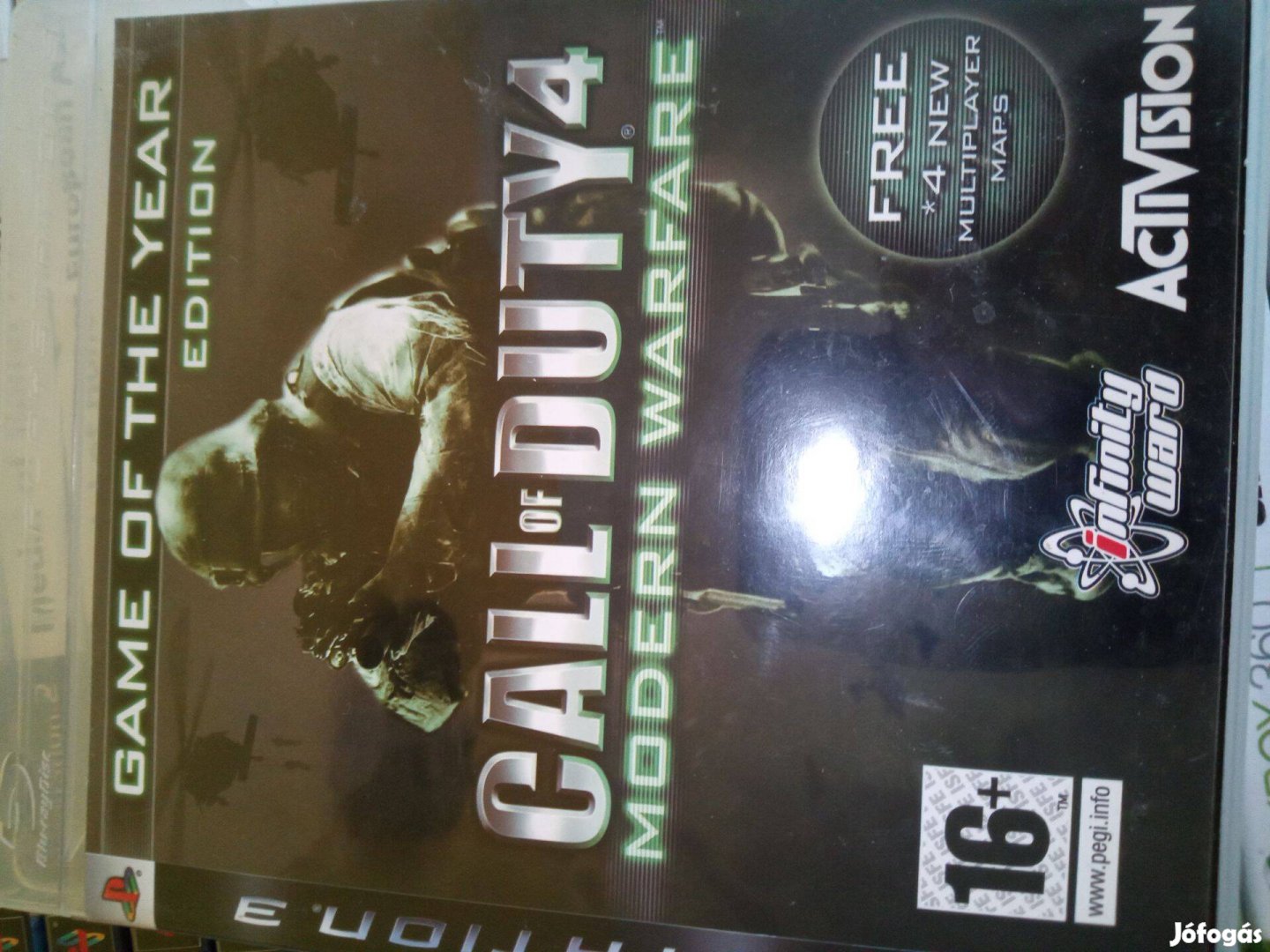 Akció Ps3 Eredeti játék : 4. Call of Duty 4 Modern Warfare ( karcment