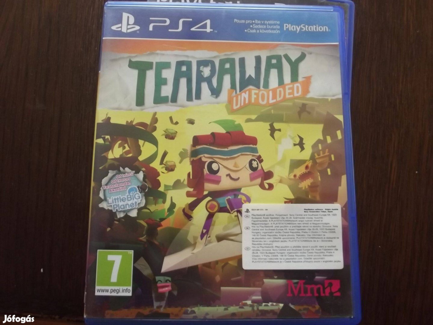 Akció Ps4 Eredeti Játék : 120. Tearaway Unfolded ( Karcmentes)