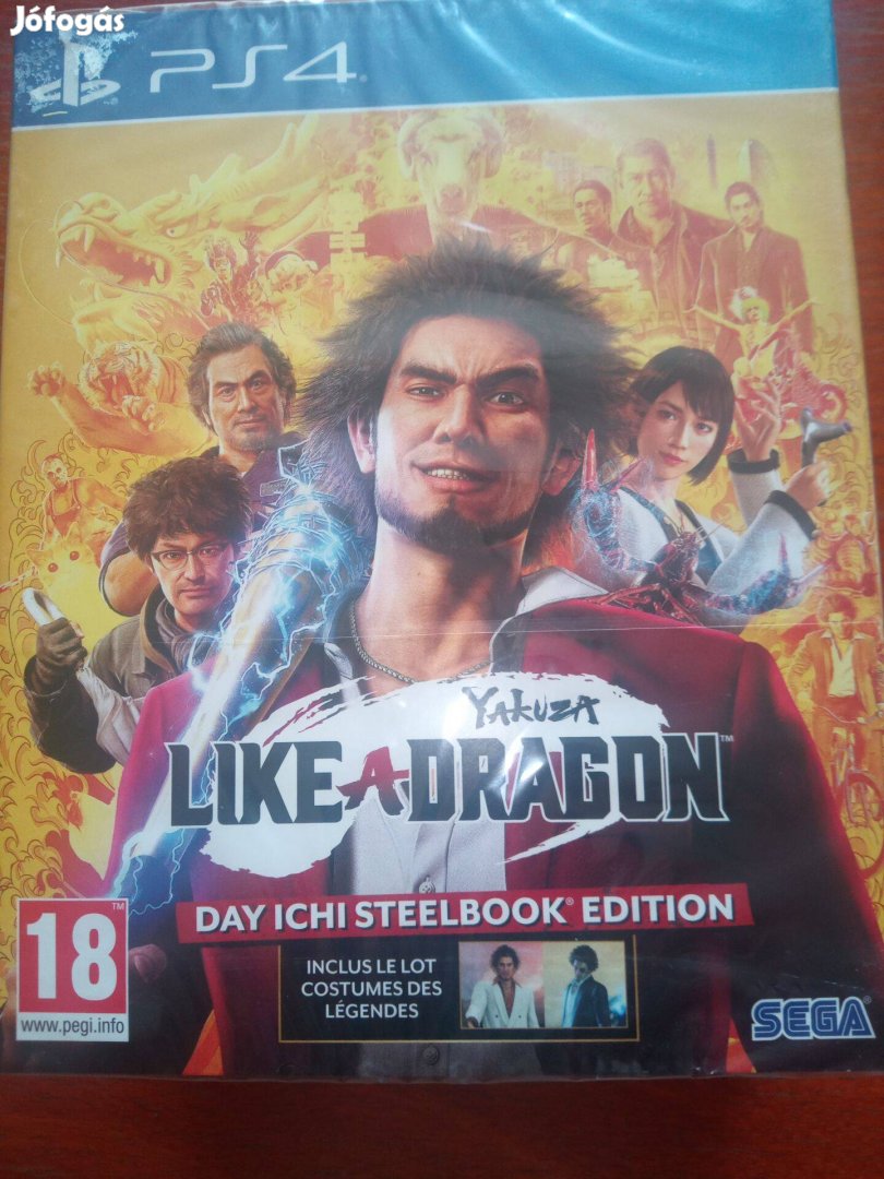 Akció Ps4 Eredeti Játék : 125. Yakuza Like A Dragon Új Bontatlan