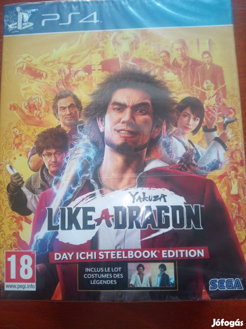 Akció Ps4 Eredeti Játék : 125. Yakuza Like A Dragon Új Bontatlan