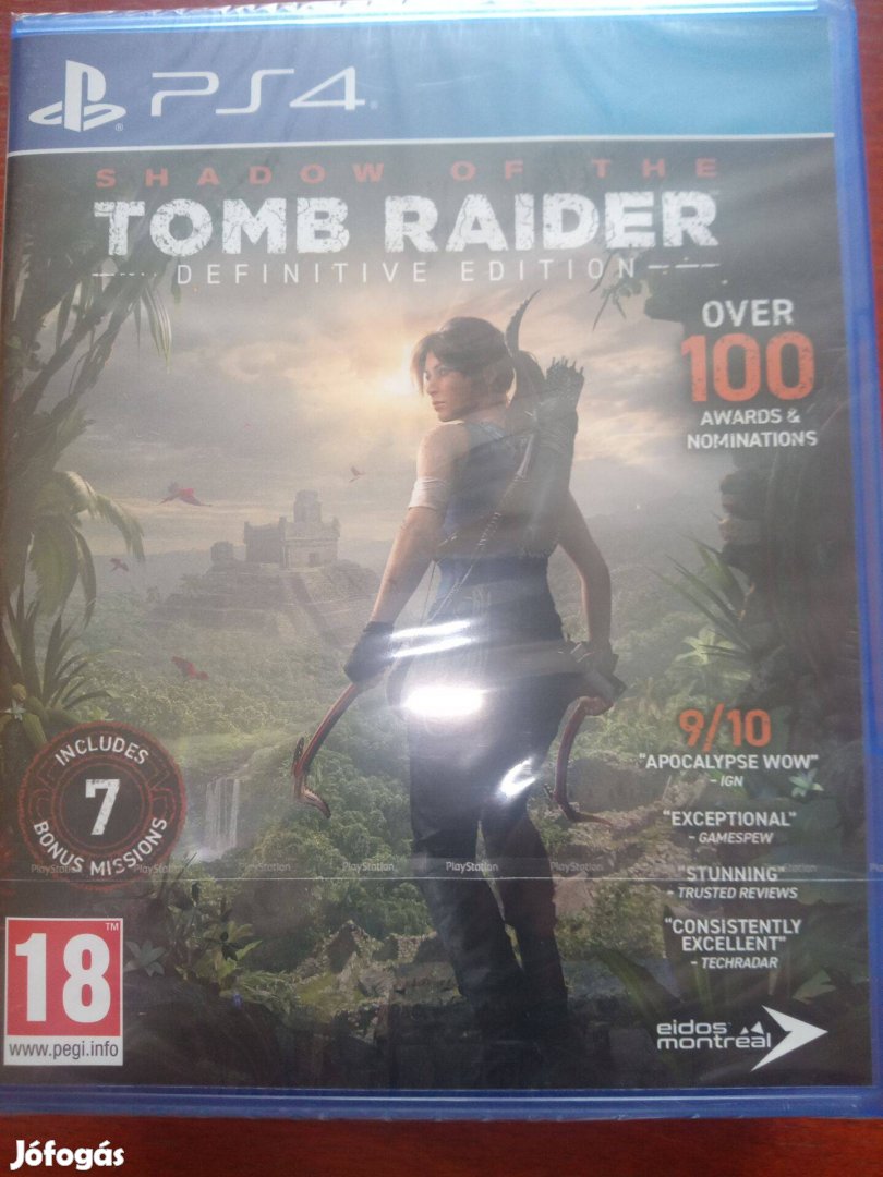 Akció Ps4 Eredeti Játék : 130. Shadow of The Tomb Raider Definitive Ed