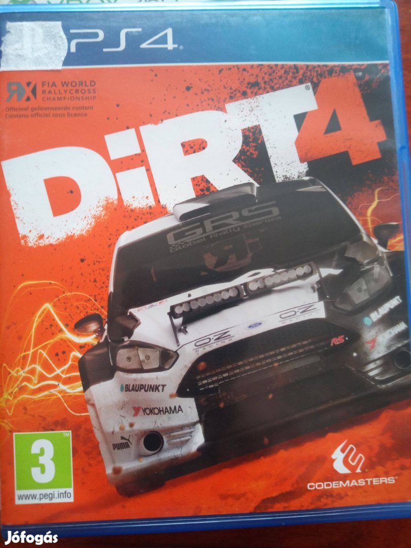 Akció Ps4 Eredeti Játék : 140. Dirt 4 ( karcmentes)