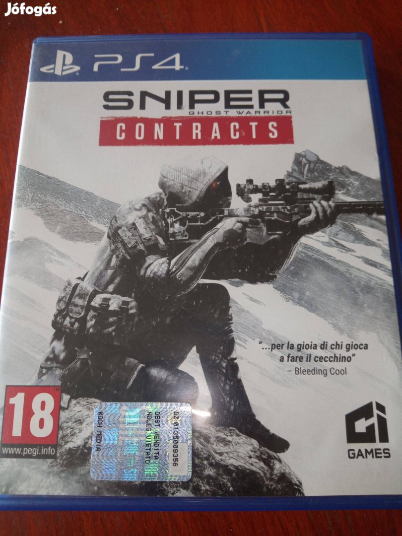 Akció Ps4 Eredeti Játék : 14. Sniper Ghost Warrior Contracts ( karcme