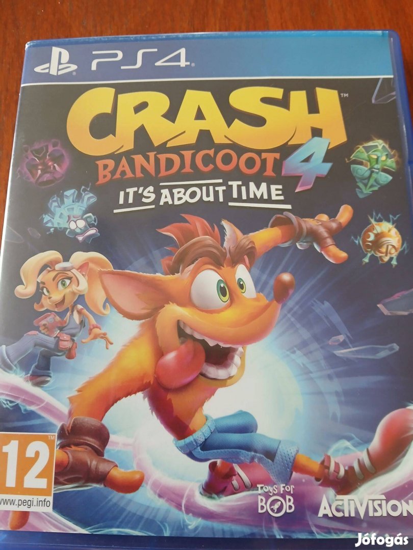 Akció Ps4 Eredeti Játék 180. Crash Bandicoot 4 Its Aboult
