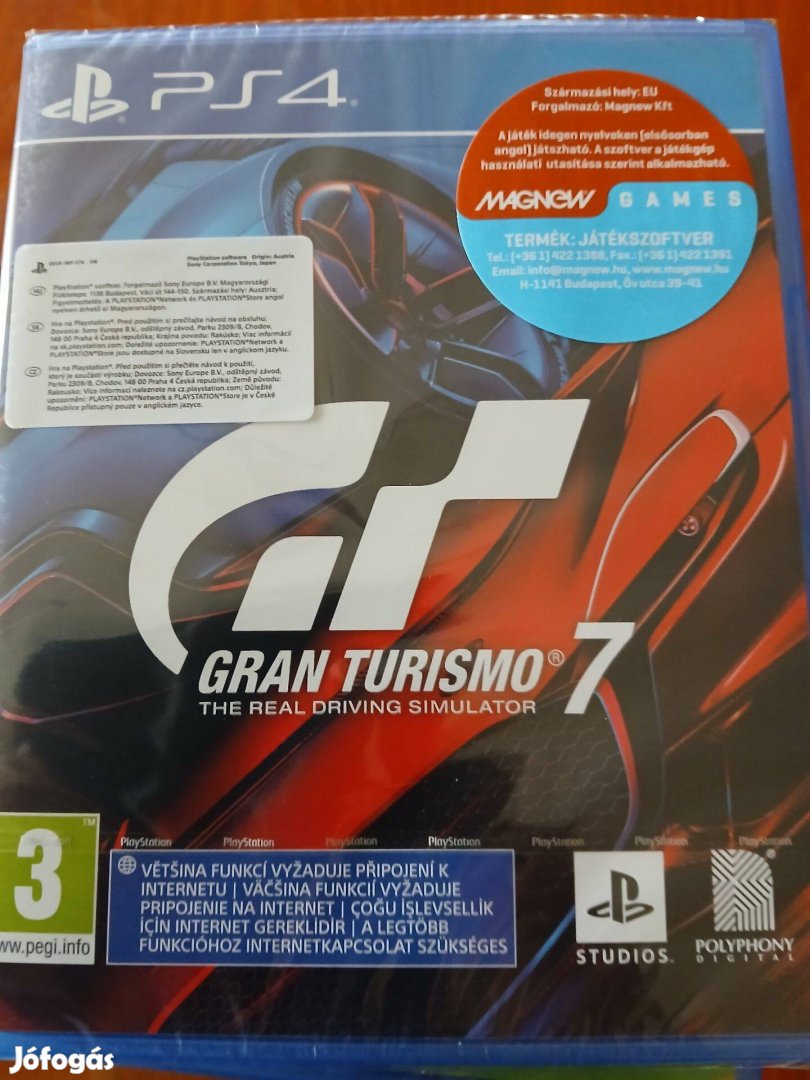 Akció Ps4 Eredeti Játék : 182. Gran Turismo 7 Új Bontatlan