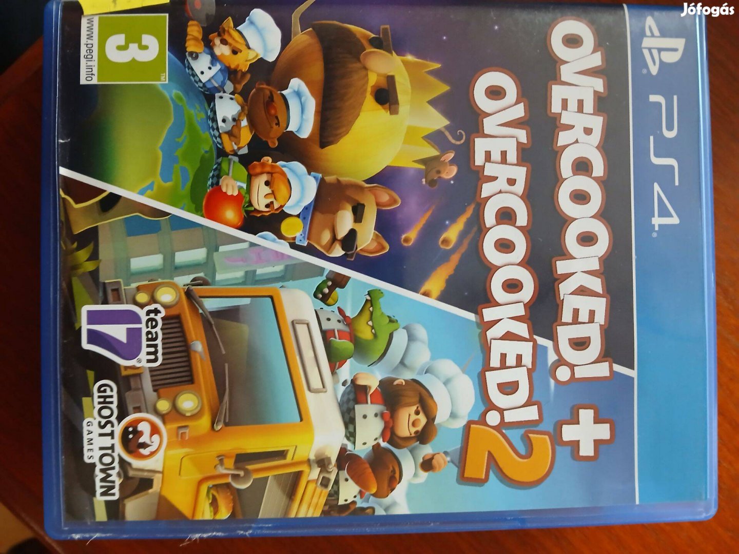 Akció Ps4 Eredeti Játék : 202. Overcooked + Overcooked 2 ( karcment