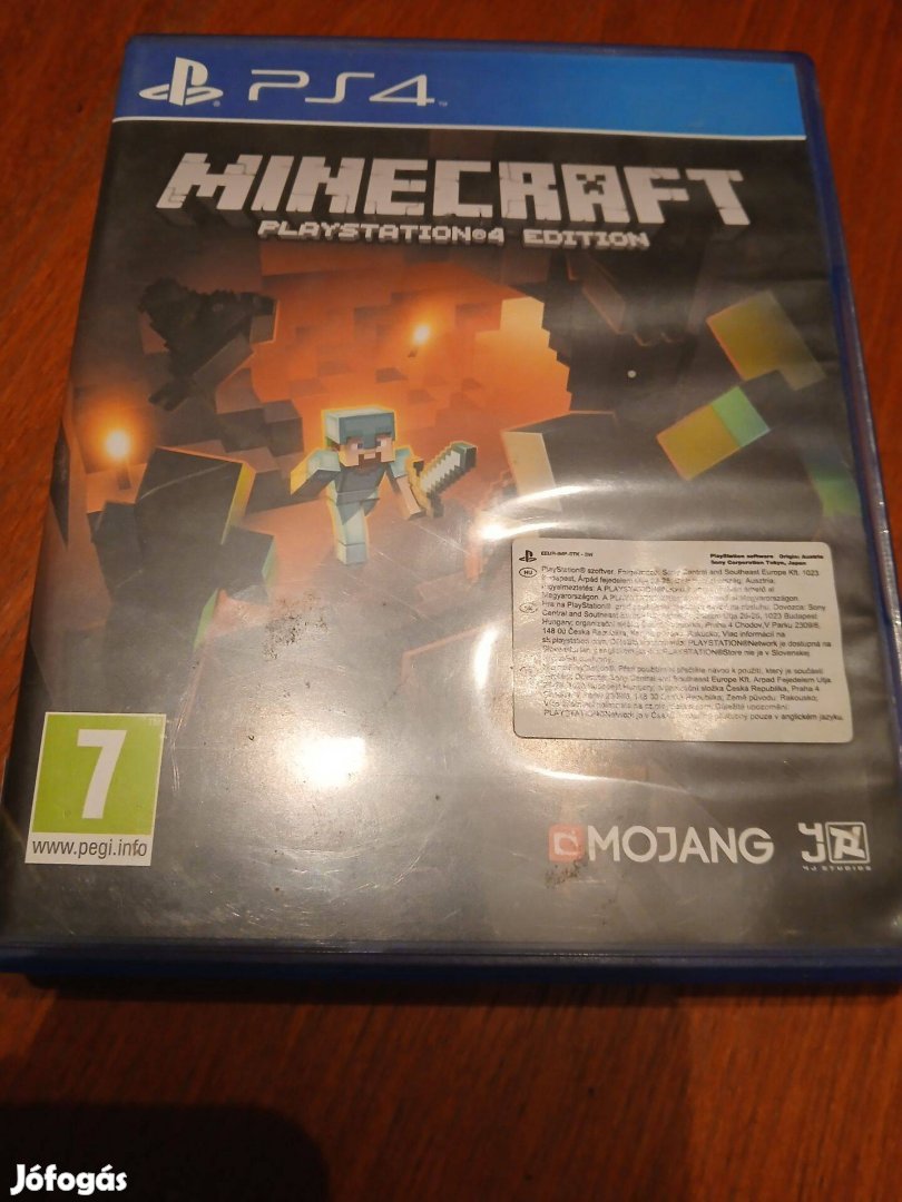 Akció Ps4 Eredeti Játék : 26. Minecraft ( karcmentes)