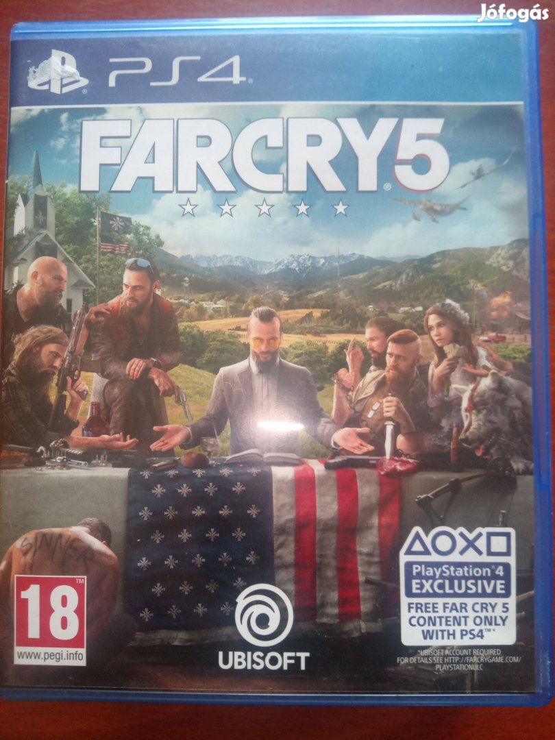 Akció Ps4 Eredeti Játék : 30. Far Cry 5 ( karcmentes)