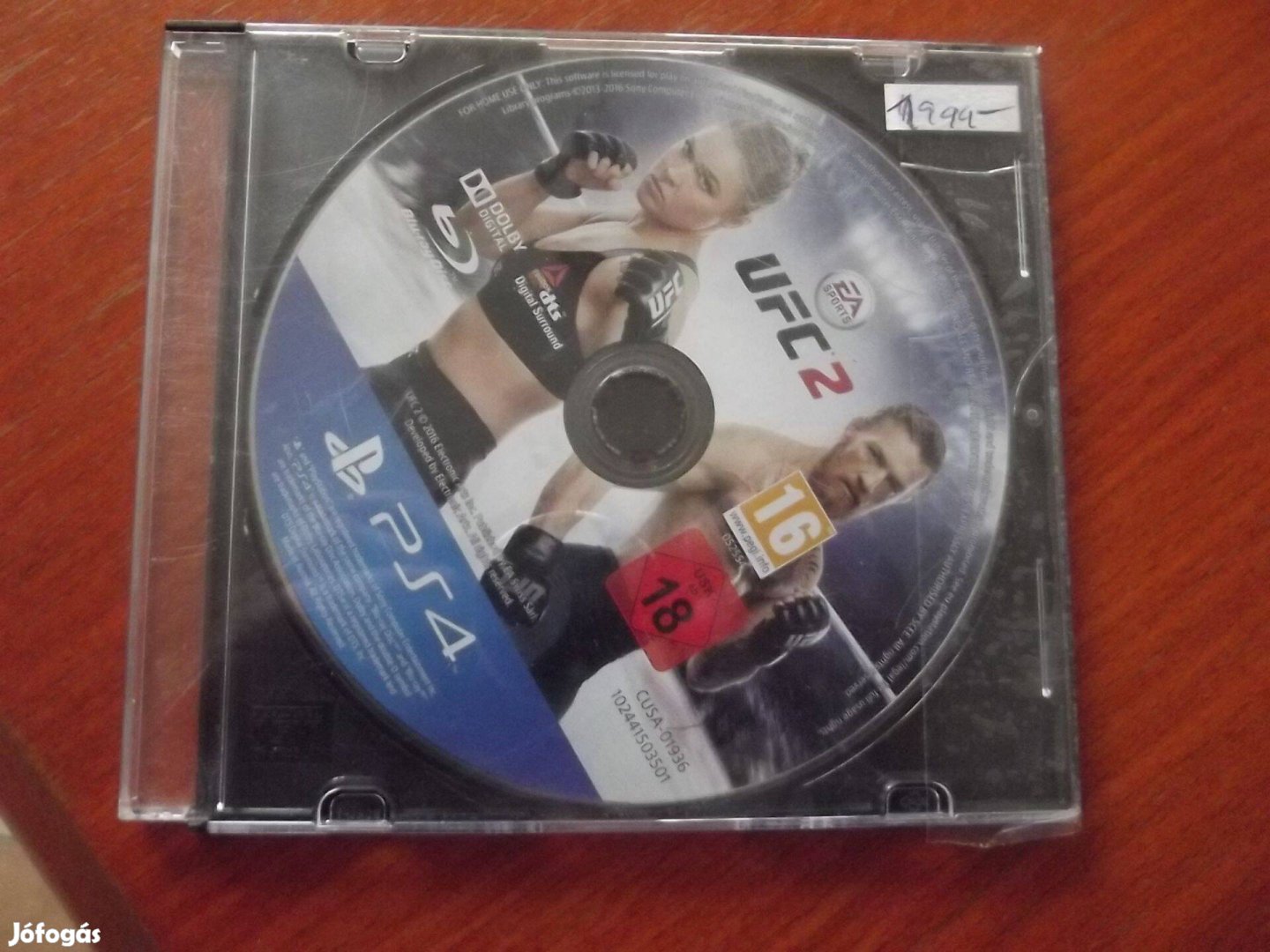 Akció Ps4 Eredeti Játék : 37. UFC 2 ( karcos )