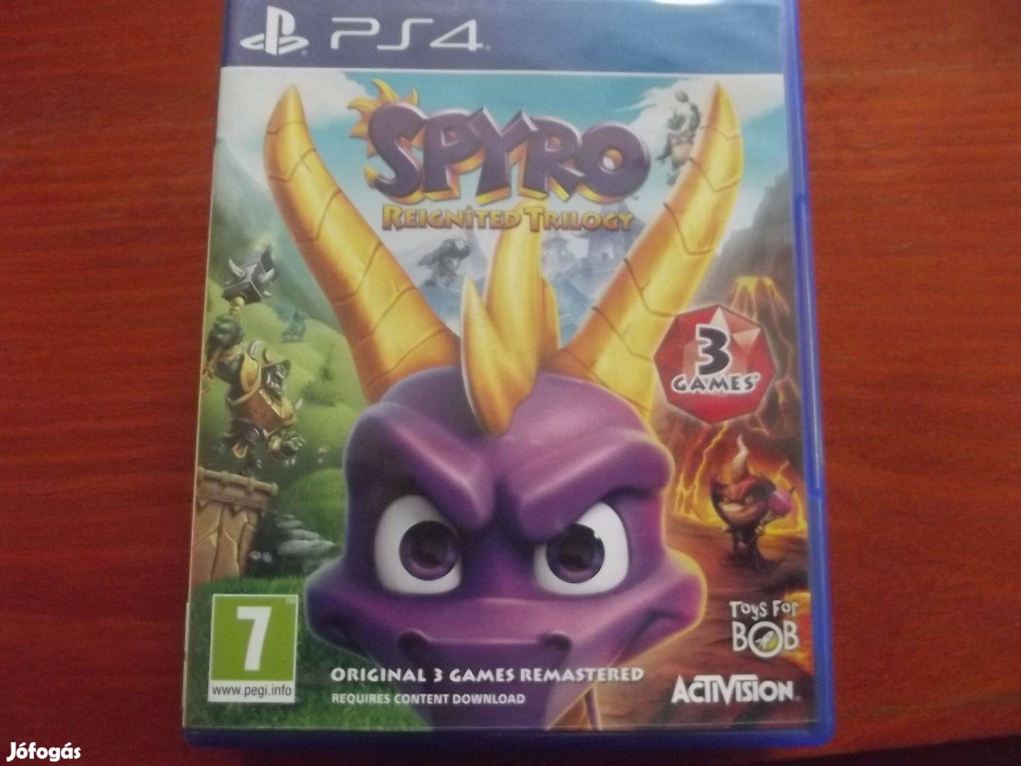 Akció Ps4 Eredeti Játék : 3. Spyro Reignited Trilogy ( karcmentes)