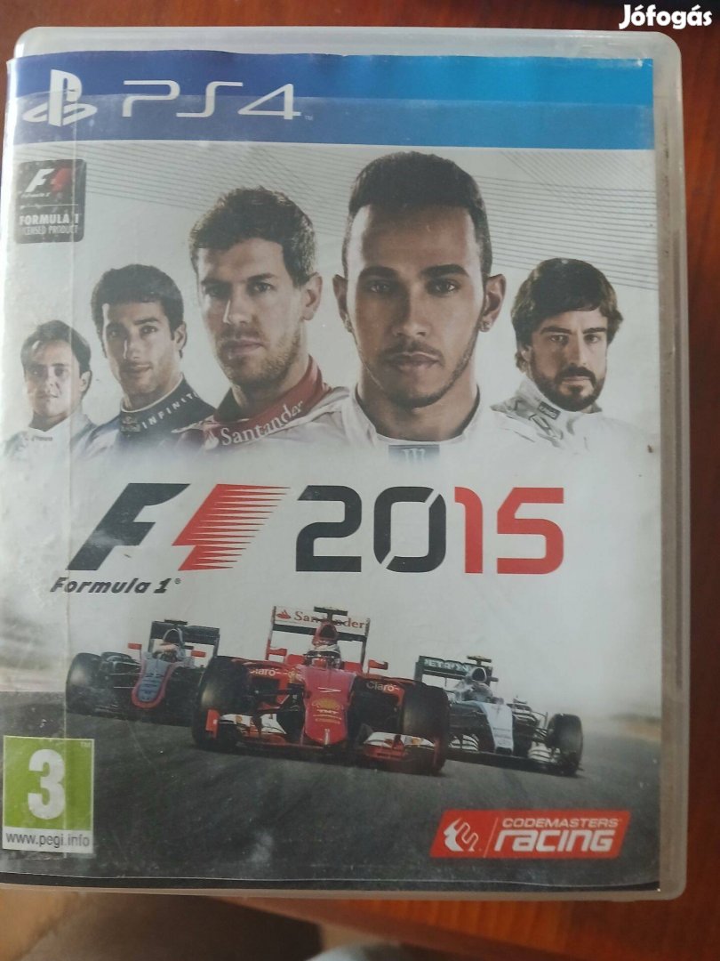 Akció Ps4 Eredeti Játék 55. F1 2015 karcmentes
