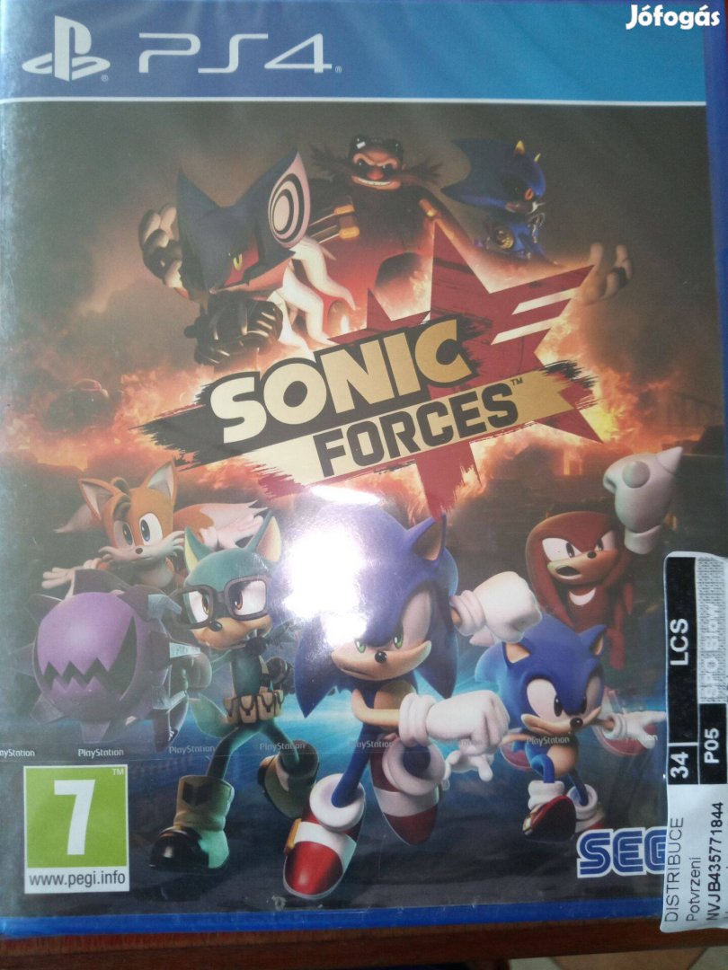 Akció Ps4 Eredeti Játék : 56. Sonic Forces Új Bontatlan