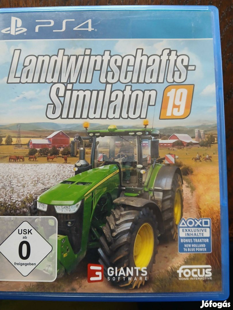 Akció Ps4 Eredeti Játék 62. Farming Simulator 19 karcmentes