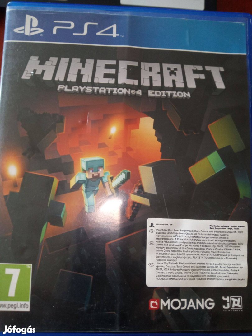 Akció Ps4 Eredeti Játék : 96. Minecraft ( karcmentes)